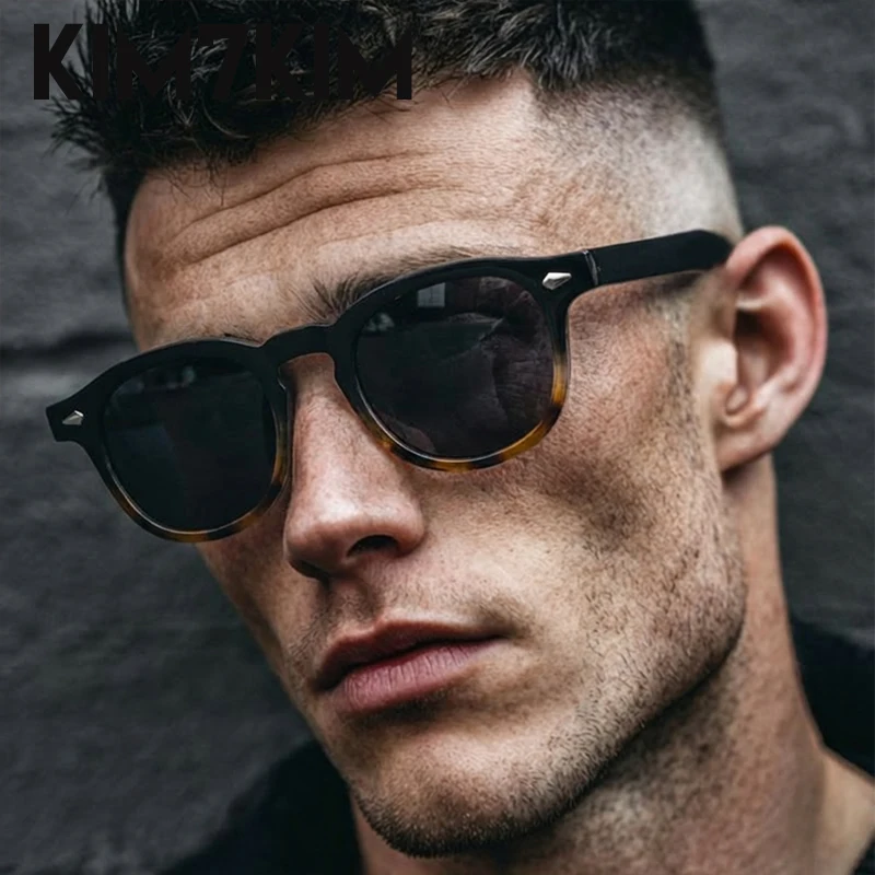 

Retro Square Change Color Sunglasses Men 2026 Vintage Rivet Small Frame Driving Eyewear For Male Trendy Classic Outdoor Shades