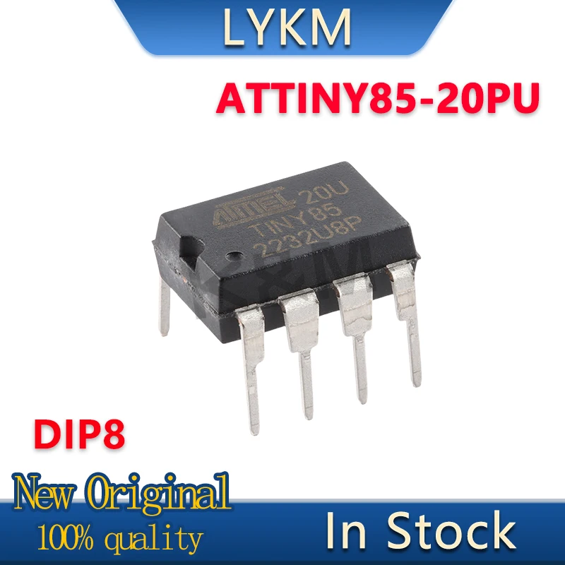 2-10/Piece New Original ATTINY85 ATTINY85-20PU 8-bit AVR microcontroller chip In Stock