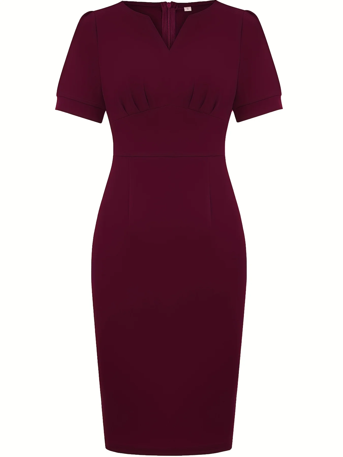 Damenkleid mit Puffärmeln, V-A – Summer Clothing Work Bewertung und Preis