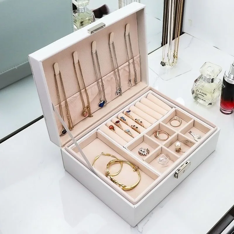 

Интернет-знаменитости, ювелирные изделия, серьги, шкатулка для ювелирных изделий, коробка для хранения, большая вместимость, аксессуары для волос, шпилька, подставка для ювелирных изделий