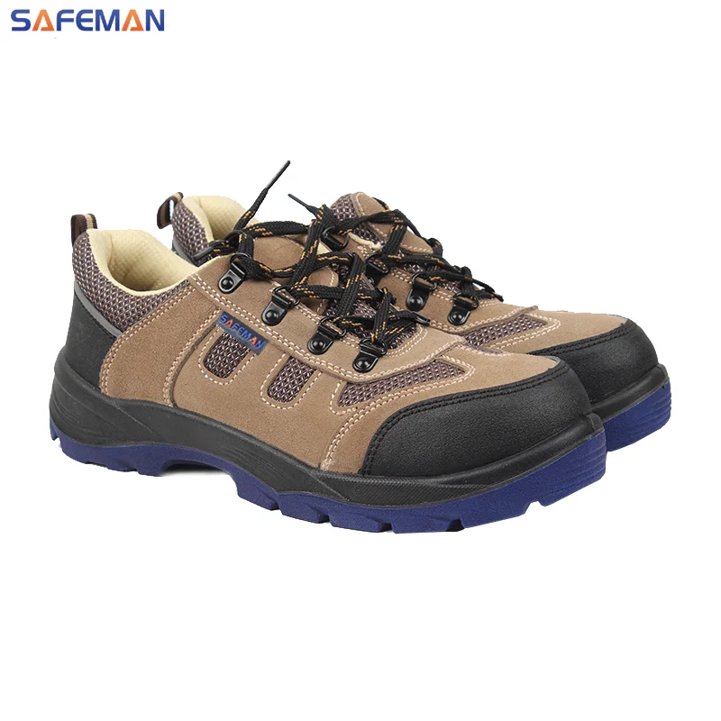 Safety shoes, anti-impact and anti-piercing work shoes, fashionable men's sports shoes, Lightweight, good breathability，COM4022