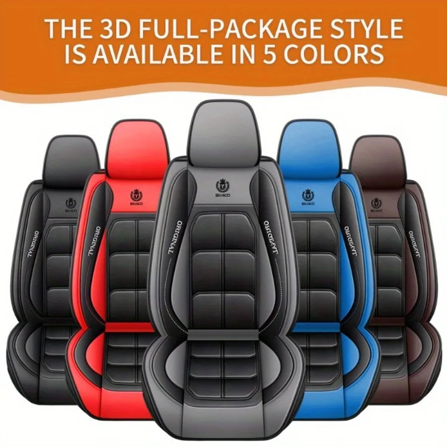 

Universal 2-Pack Front for Car Seat Covers – 3D Air Mesh Easy Install/Elastic Straps, Machine Wash/Waterproof Lumbar/Anti-Slip