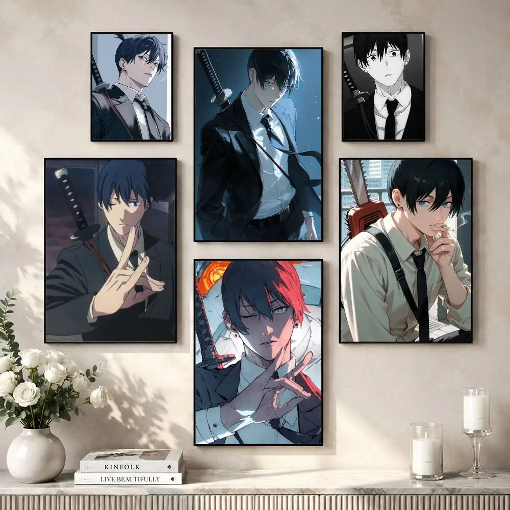 A-Aki H-Hayakaw-a Poster HD Self Adhesive Waterproof Wall Art Ideal for Home Office Dorm Gift