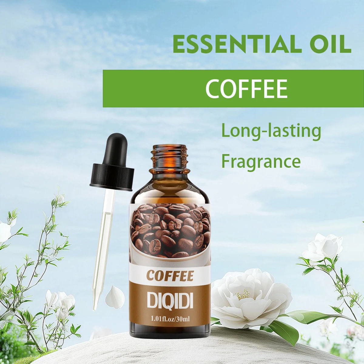 مجموعة زيوت القهوة العطرية المكونة من قطعتين، زيت عطري لعيد الميلاد، زيت عطري منزلي للعلاج العطري، موزع، مرطب، عطر السيارة #3