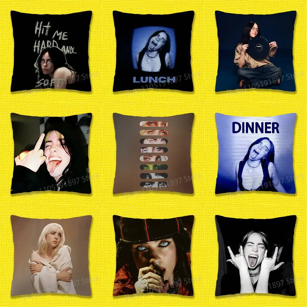 

B-BillieS Hit Me Hard and Soft Lunch Throw Pillow Case For 45x45cm 40x40cm 55x55cm 50x50cm 30x30cm Square Car Pillowcase Shell