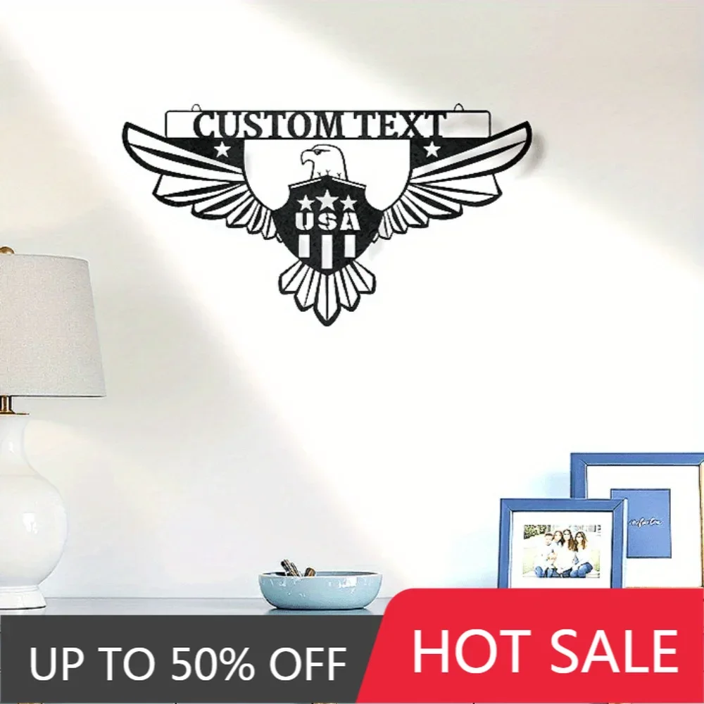 

Home Decor,Exquisite Personalized Military Honor Metal Nameplate Timeless Design Power Free Showcasing Service Rank for Wall Dec