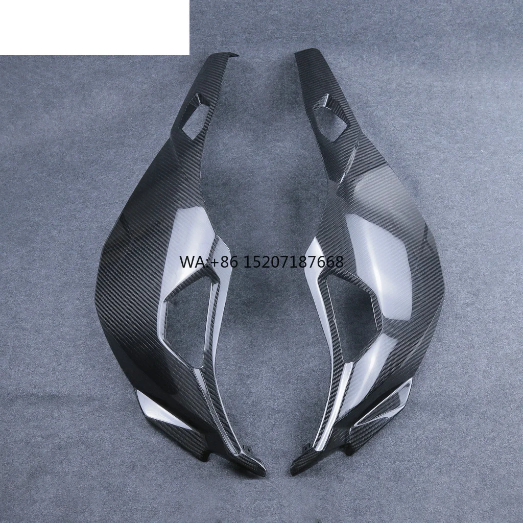

3K сухая передняя боковая панель мотоцикла из углеродного волокна, обтекатель поворотника для Kawasaki Ninja ZX-25R 2020 + 2022 2023 2024
