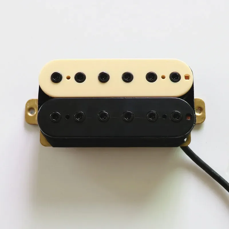 Donlis Pure Blood Hex Pole High Output Humbucker Guitar Pickups In Zebra With Ceramic Magnet DIY Pickup Parts