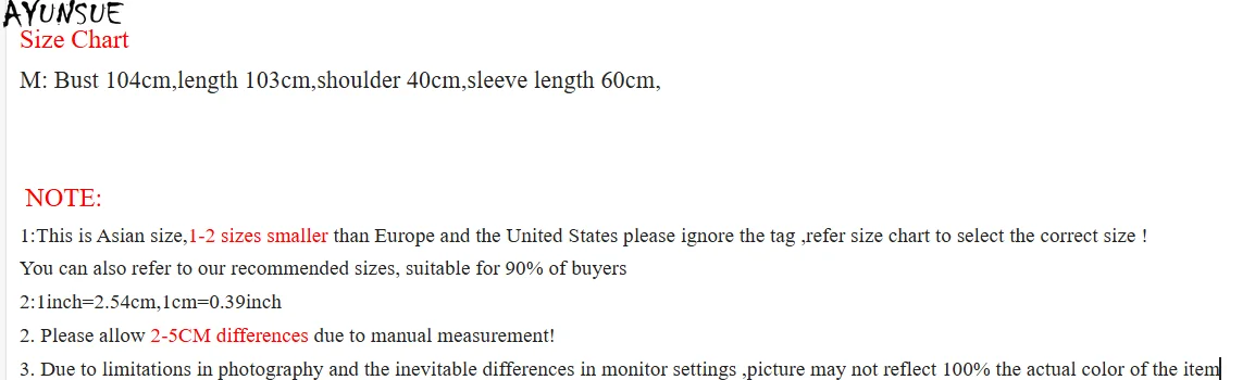 AYUNSUE Winter Jacket Women Clothes Mid-length Parkas Woman Cotton Coats Unique Coat Promotion Minor Flaws No Refund No Exchange