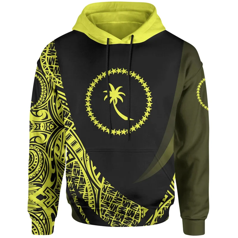 

3D Printing Chuuk State Coat Of Arms Polynesian Tattoo Lapu Lapu Sun Tribal Hoodies For Men Kid Fashion Hooded Hoody Pullovers