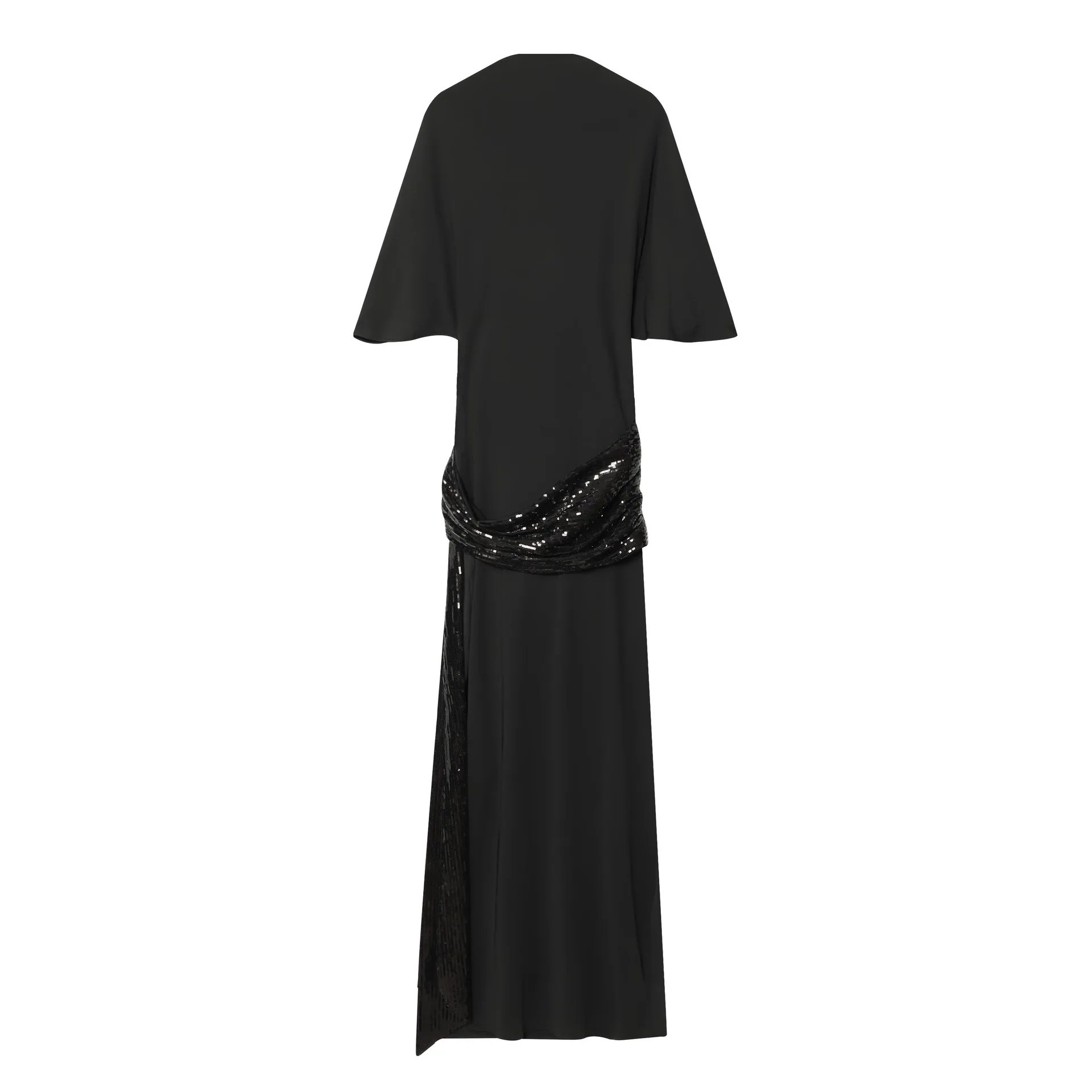 

Women's Fashion Sequin Belted Midi Dress V6JO