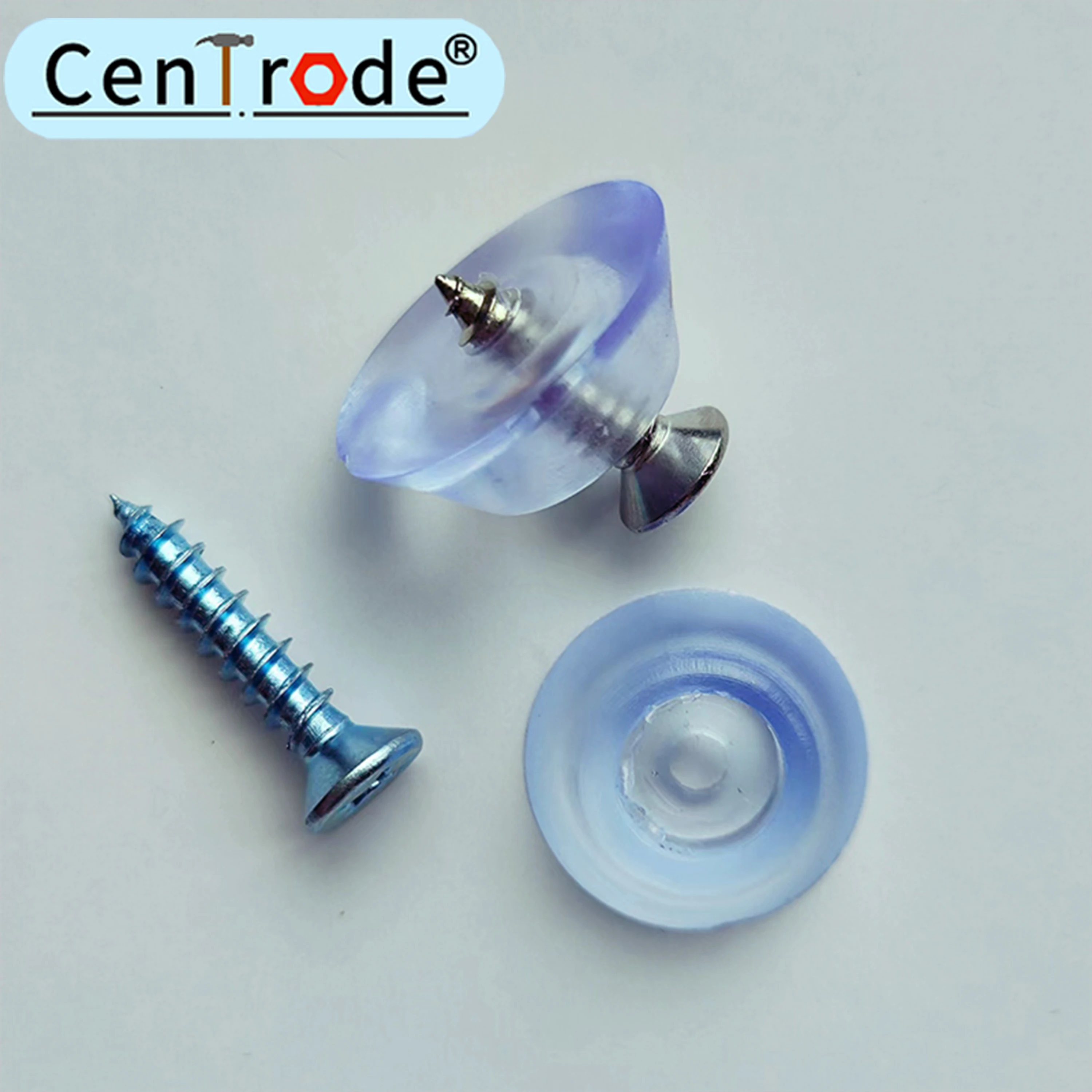 Silicone pad, transparent foot pad furniture nail antiskid pad soft rubber concave gasket dining chair pad 17mm 20mm