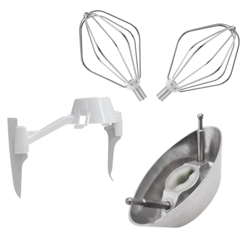 【A97Z】Stainless Steel Wire Whips For Bosch Mixer- Suitable, Includes 4Pcs Replacement Parts
