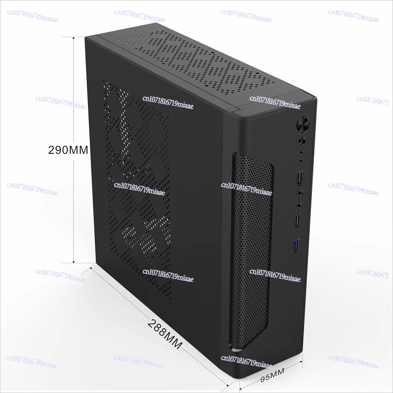 

19 * 17Cm Main Board Small Chassis Desktop Computer Host Case Small Mini 1U