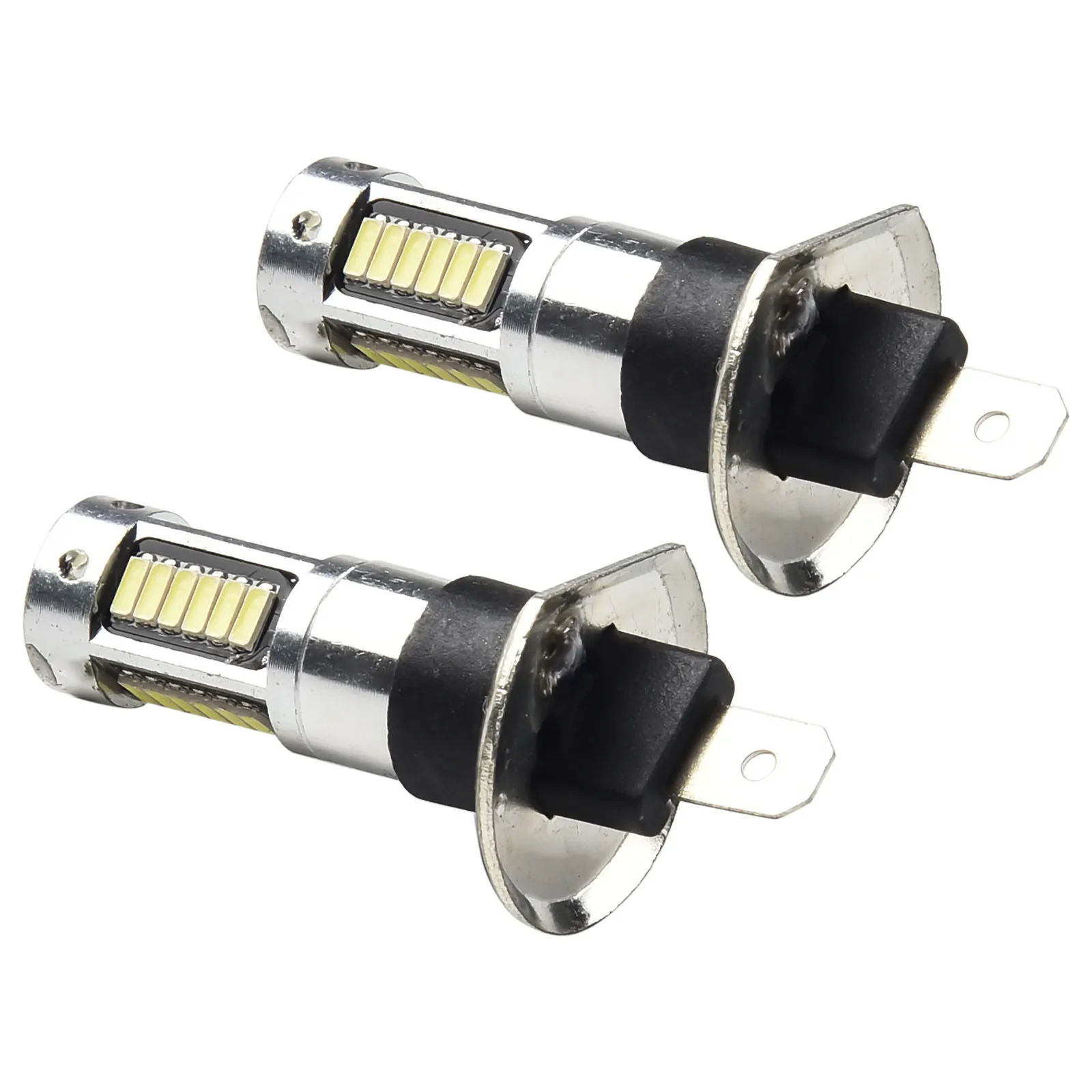 2pcs H1 LED Fog Light Bulbs Kit 50W 6000K Super Bright White DRL Headlight Daytime Running Light For Auto 12V