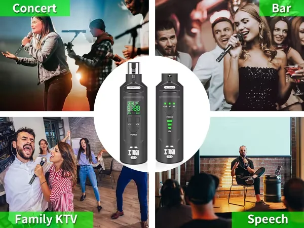 Zehn Artikel TLF Xtuga SF-1 UHF Silencing Wireless Handmikrofon Kabelgebundener Konvertierungs-Wireless-Adapter