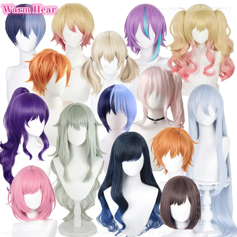 Anime Kamishiro Rui Tenma Tsukasa Tenma Saki Aoyagi Toya Akiyama Mizuki Asahina Mafuyu Yoisaki Kanade Ootori Emu Cosplay Wigs