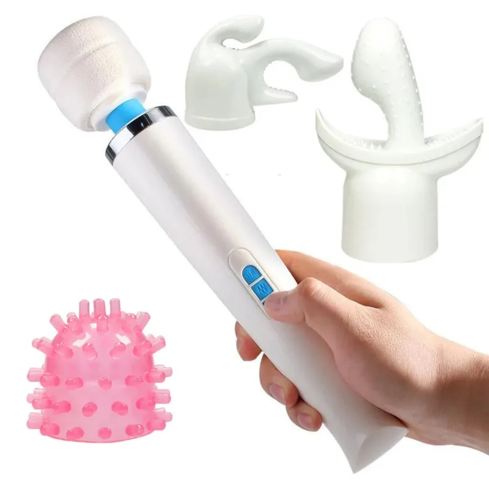 Portable Magic Wand Massager AV Vibrating Massage Stick USB Rechargeable Shoulder Neck And Back Massager Relieve Fatigue Tool