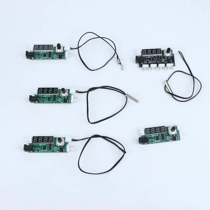 Digital Temperature Controller Module 4Digit LED Display High Precision Sensor For DIY Electronic Project Temperature Monitoring