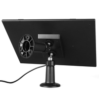 30W Solar Panel for Security Camera Micro USB/USB-C/DC5521 IP65 Waterproof 9.8Ft Charging Cable Compatible with EufyCam/Wyze Cam