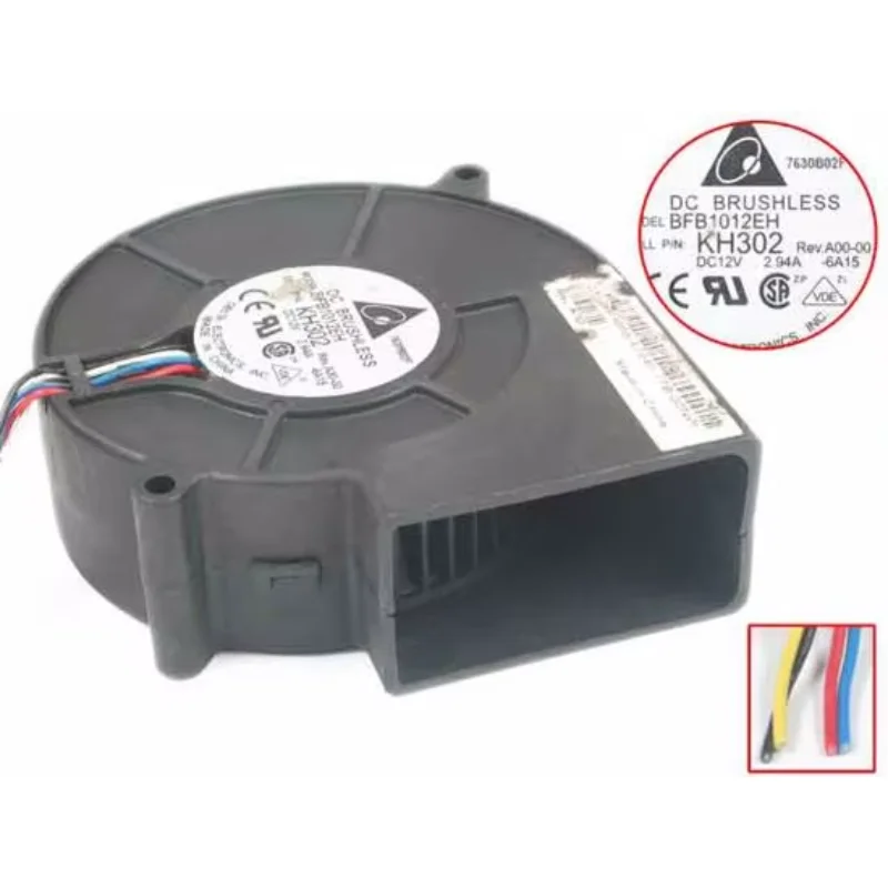Delta Electronics BFB1012EH 6A15 Server Cooling Fan DC 12V 2.94A 4-wire