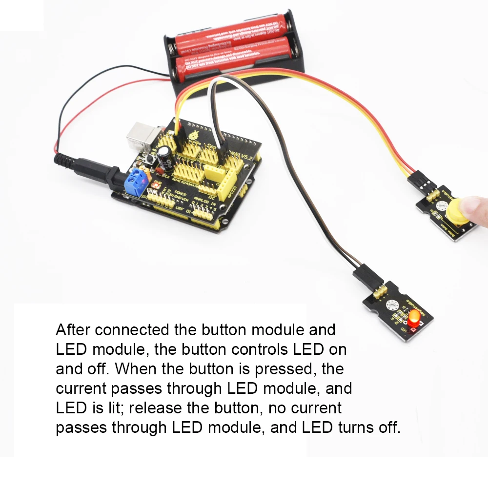 Keyestudio 170 Breadboard Protoshield/Expansion Board V5 Shield for Arduino UNOR3 Projects