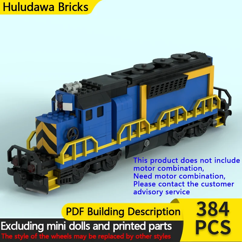 

Конструктор City Car Model MOC SD40-2: Модульный грузовой локомотив для детей, развивающий набор для сборки, идеальный подарок на праздник