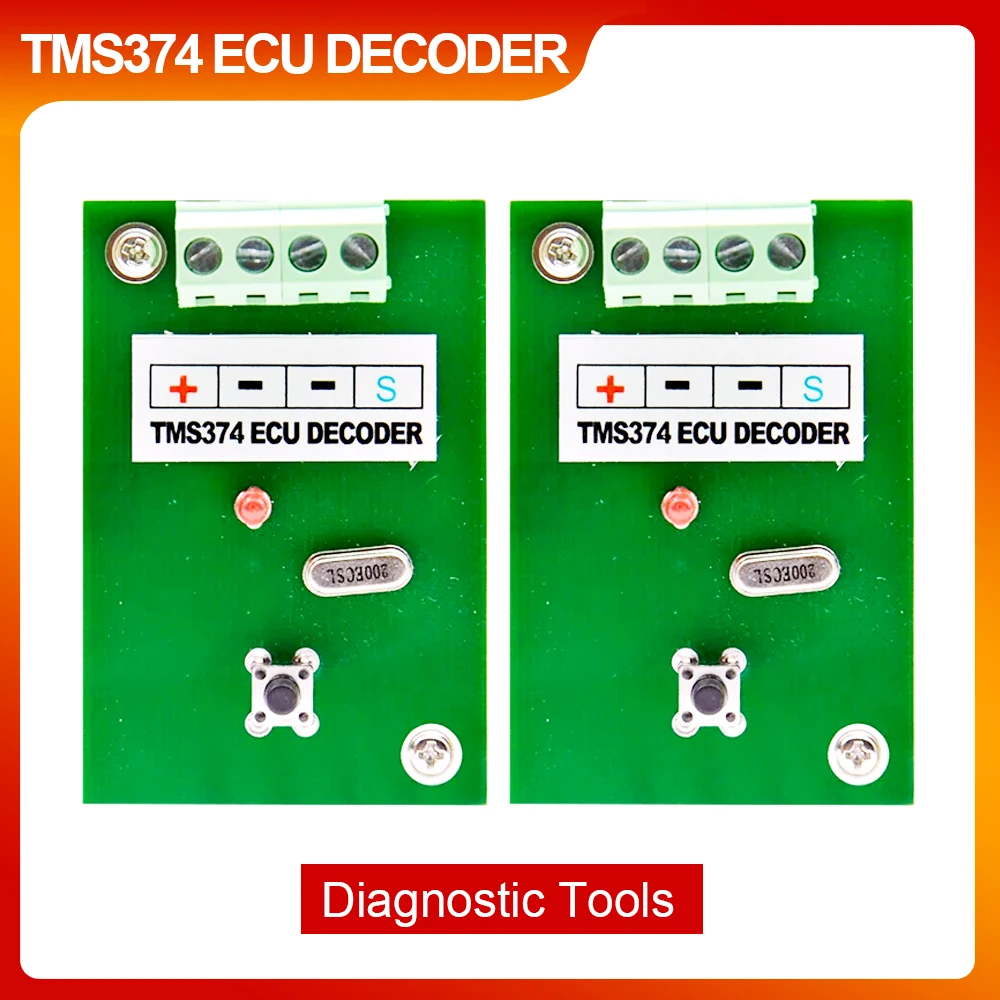 TMS374 ECU Decoder Auto Programmer Diagnostic Tools Frequency Sweeper For MCU Vehicle IMMO Immobiliser Killer Tool