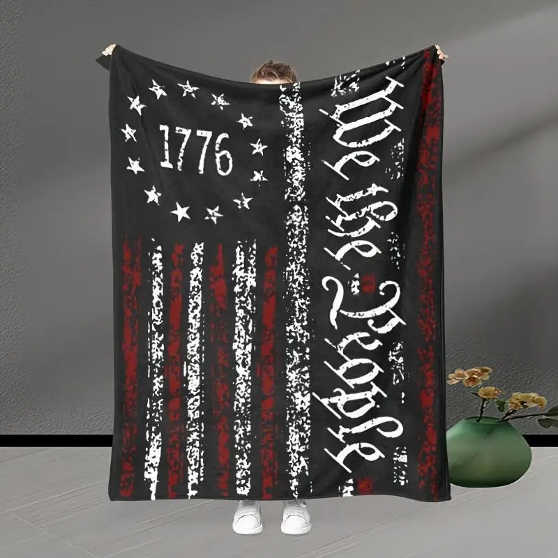 1776 American Flags for Outside We The People Flag Memoria Day Tear Resistant National Flag Blanket Gift for Men and Soldier