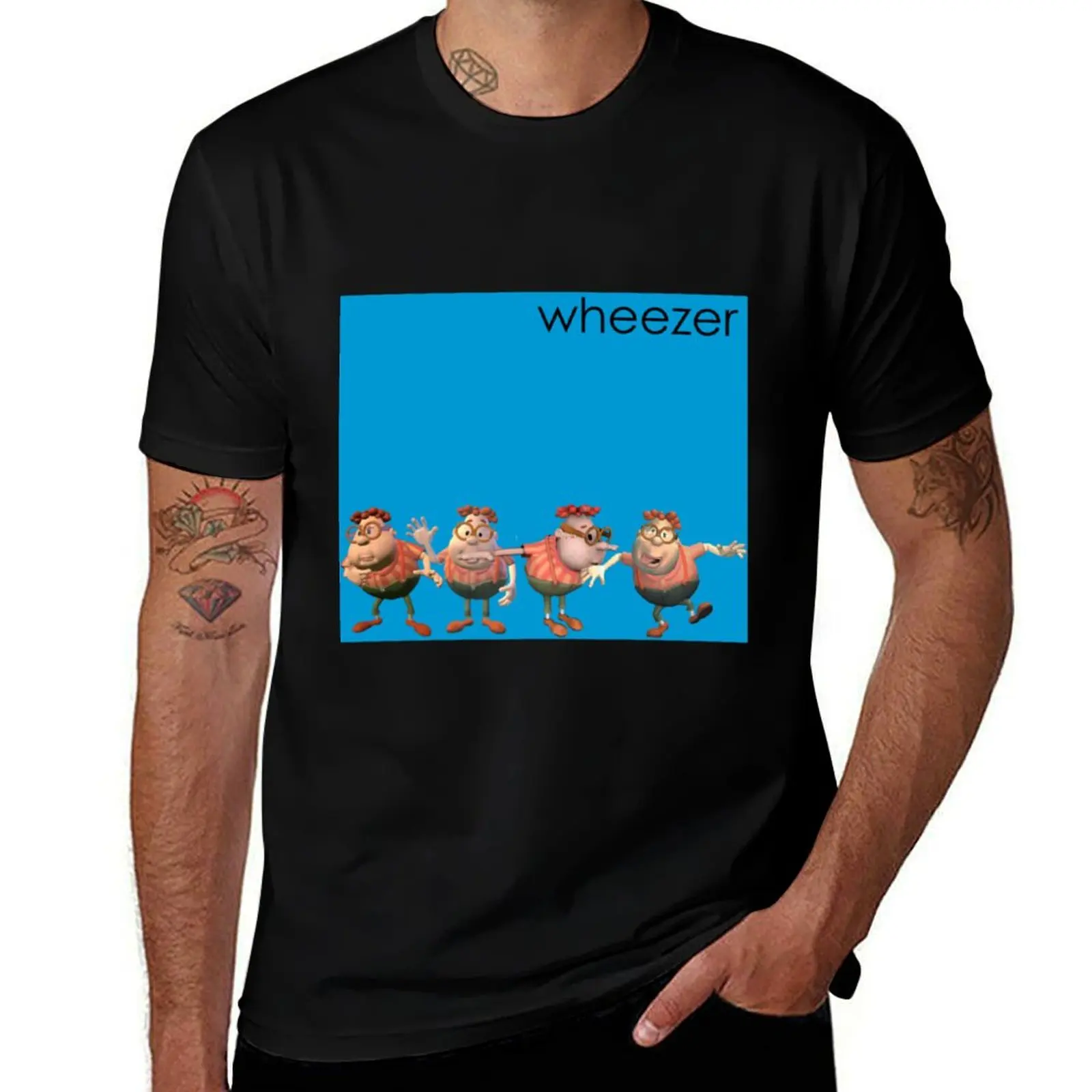 Carl Wheezer Album Meme T-Shirt Soft Anti-Shrink Cotton Tee