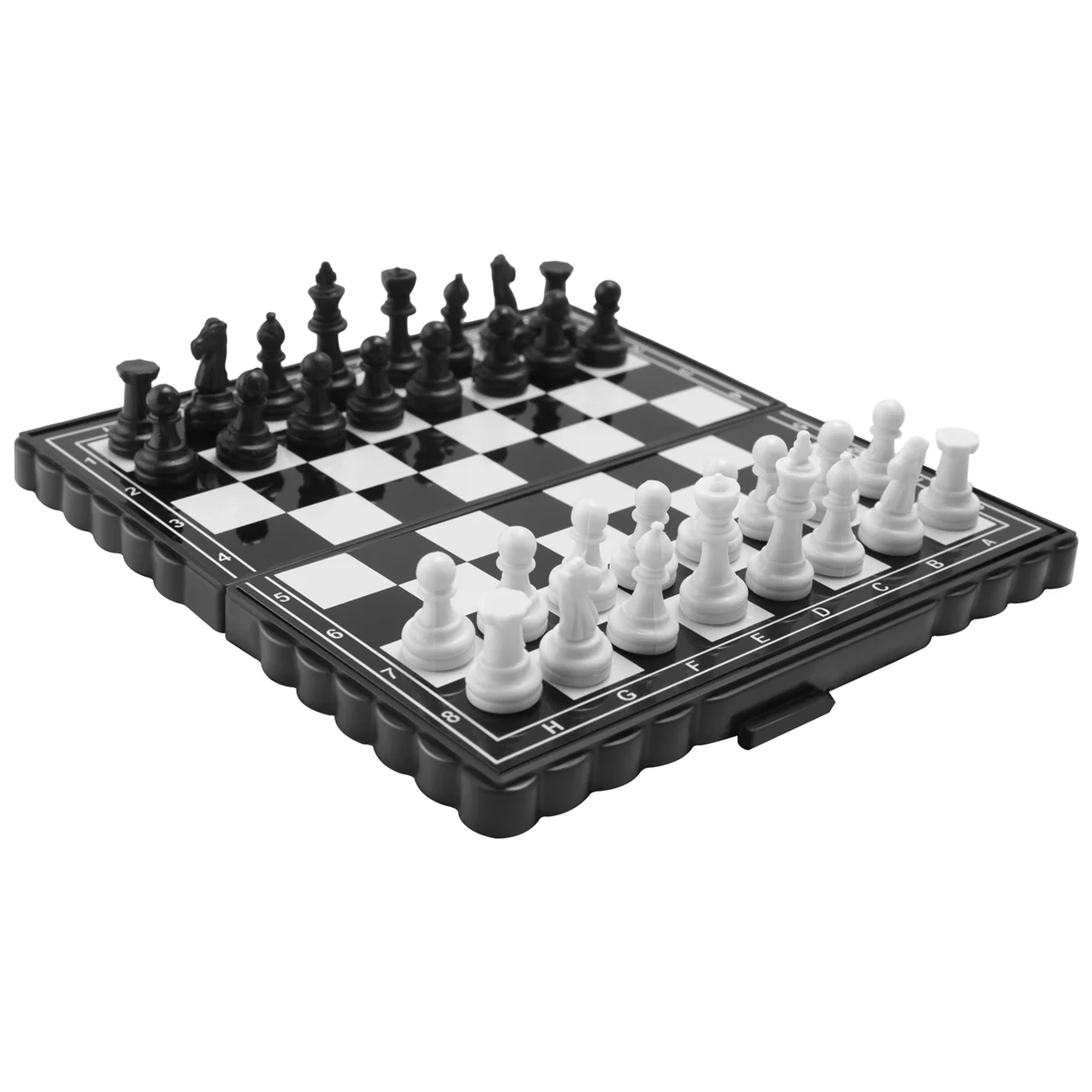 5x5 Inch Chess Portable Plastic Folding Board With Magnetic Chess Game Mini Chess Set Puzzle Family Event