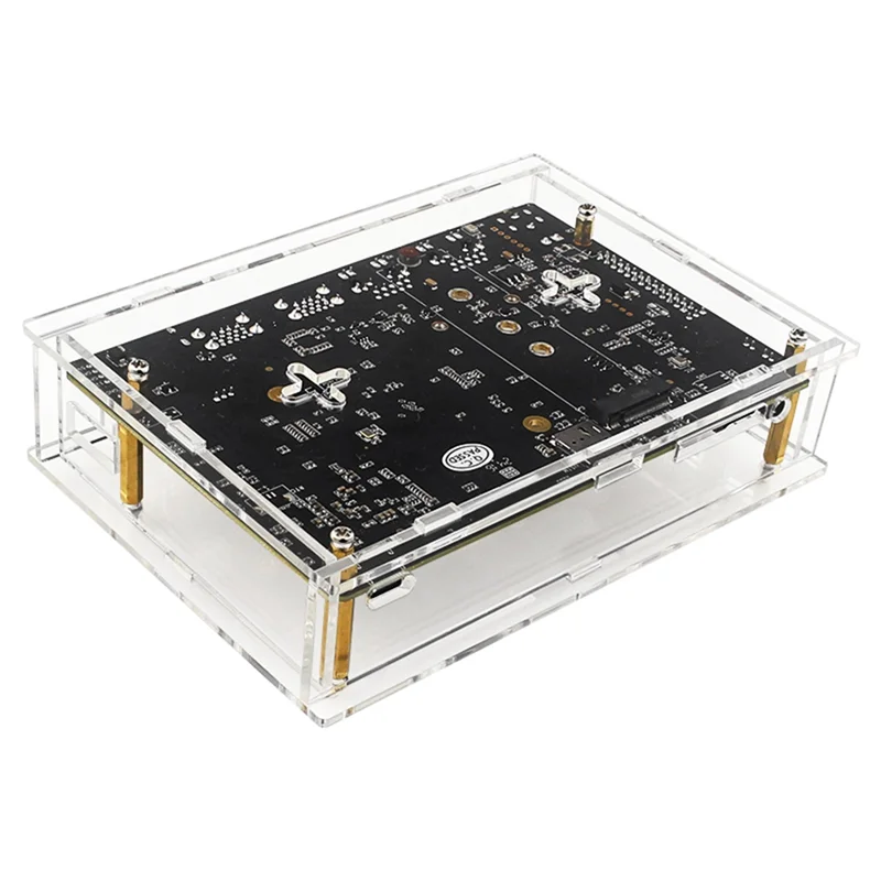 

C9-For Banana Pi BPI-F3 Acrylic Case Transparent Shell Protective Box Optional Cooling Fan Development Board