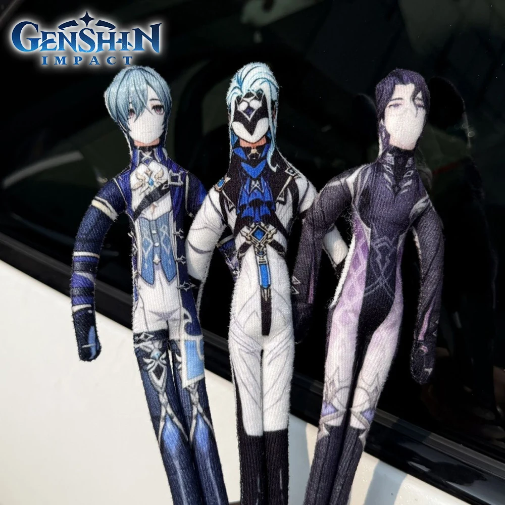 Game Genshin Impact Il Dottore Lohen Pantalone Cosplay Doll Regrator Abstract Slender Twistable Plush Cotton Doll Room Decorat