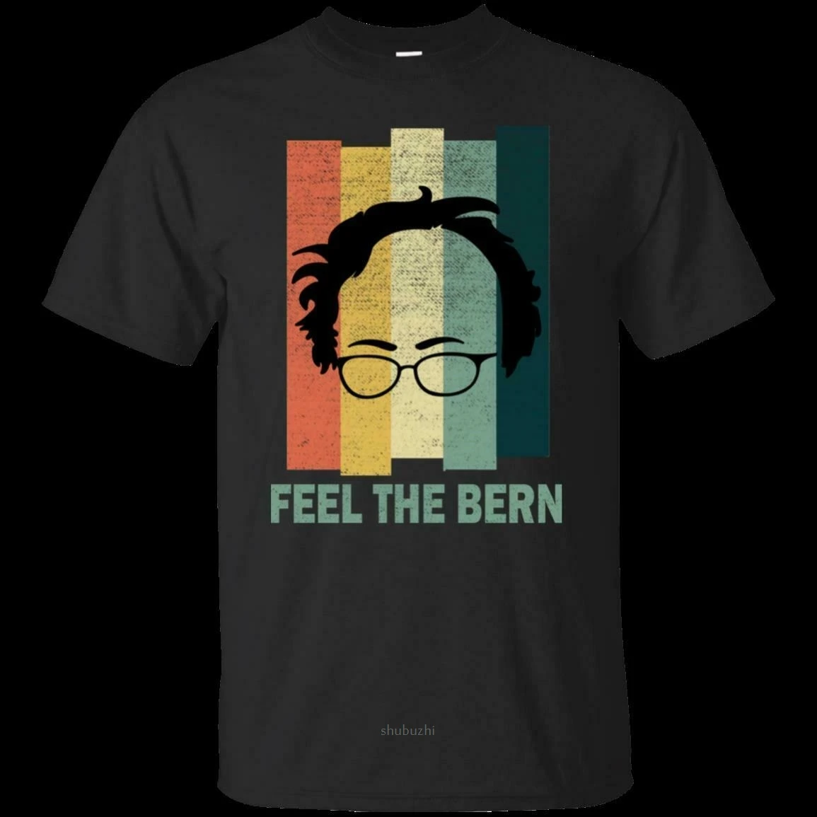 Feel The Bern Bernie Sanders 2020 Retro Vintage Black T-Shirt S 6XL Cool Casual pride t shirt men Unisex Fashion tshirt sbz8229