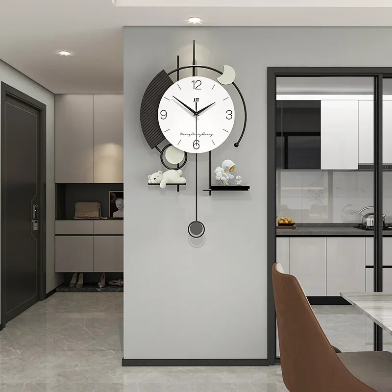 For  Living Room, Home Watch, Morden Design Clocks, Silent Art Decoration, Nordic Hanging Horologe