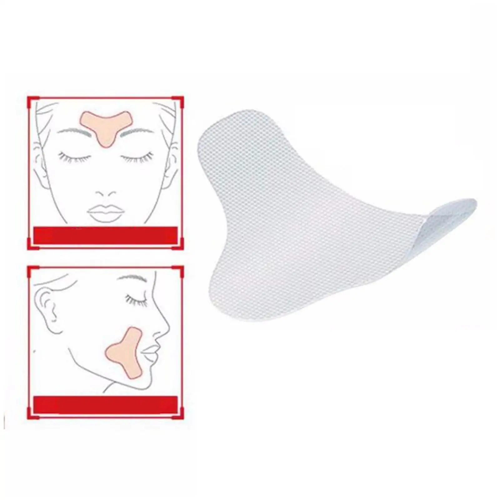 Gezicht Anti Rimpel Pads Slappe Huidverzorging Lift Up Tape V-Vormige Gezicht Lijnen Snel Tillen Make-Up Rimpel Verwijdering Gezichtsverzorging Tools