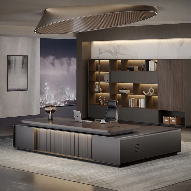 Boss Desk President and Chair Combination Boss  Simple Manager Leadership Office
