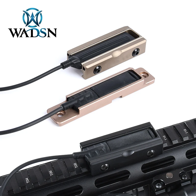 WADSN Flashlight Light Control Switch Pad Pockett Slot Scout Light Pressure Switch Pad RAT Tail M300 M600 M-lok keymod Picatinny