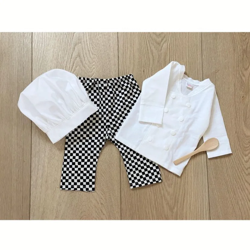 Newborn Photography Props Photo Clothes Chef Set Suits Props Baby Photography Clothes Photography Accessories For Studio
