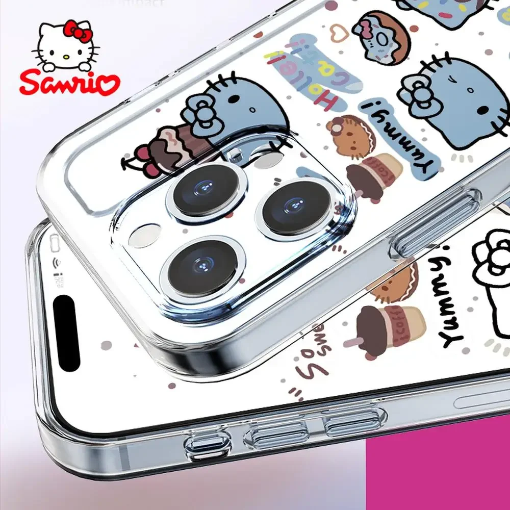 Kitty Cat Phone Case Fall Prevention Iphone 16/15/14/13/12/11 Woman Phone Cases Hello Kitty Fashion Accessory Brithday Gift