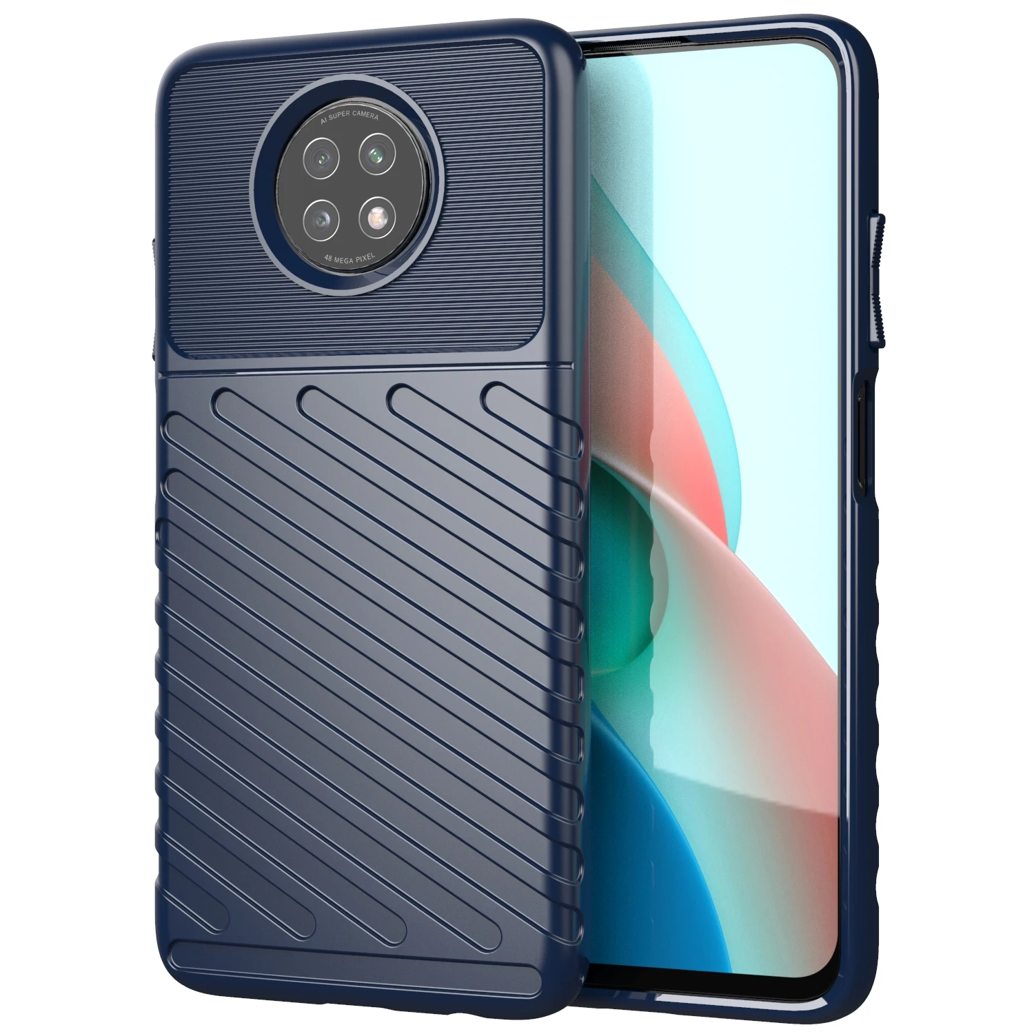 For Redmi Note9 5G note 9s 9 pro 9t Case Shockproof Mobile Shell for redmi note9 4g Note 9pro Max 9 Pro 5G Thunder Phone Cover