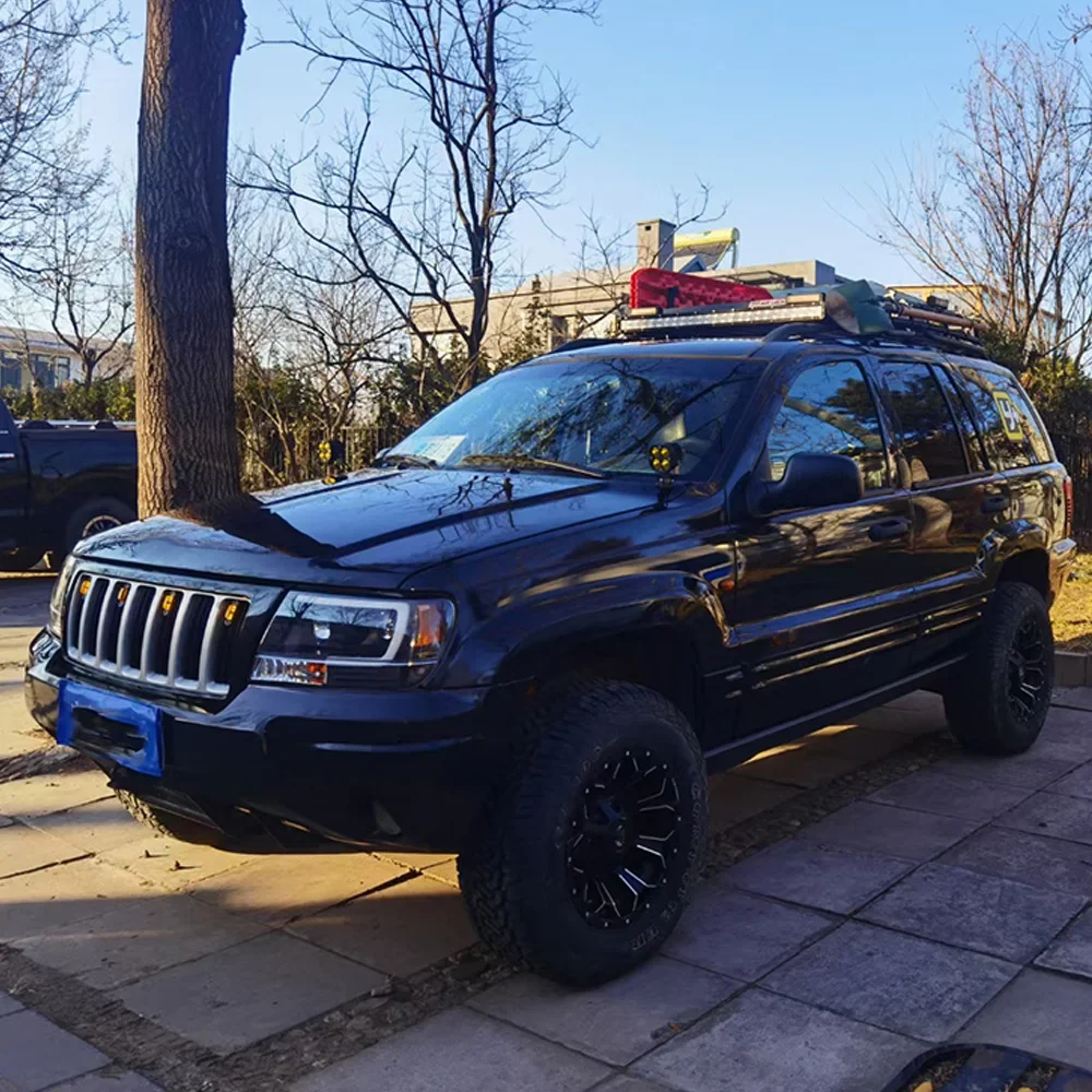 

For Jeep Grand Cherokee 1999-2004 Auto Headlight Assembly Upgrade High Quality Led Drl Projector Tools Lens Car Accessories