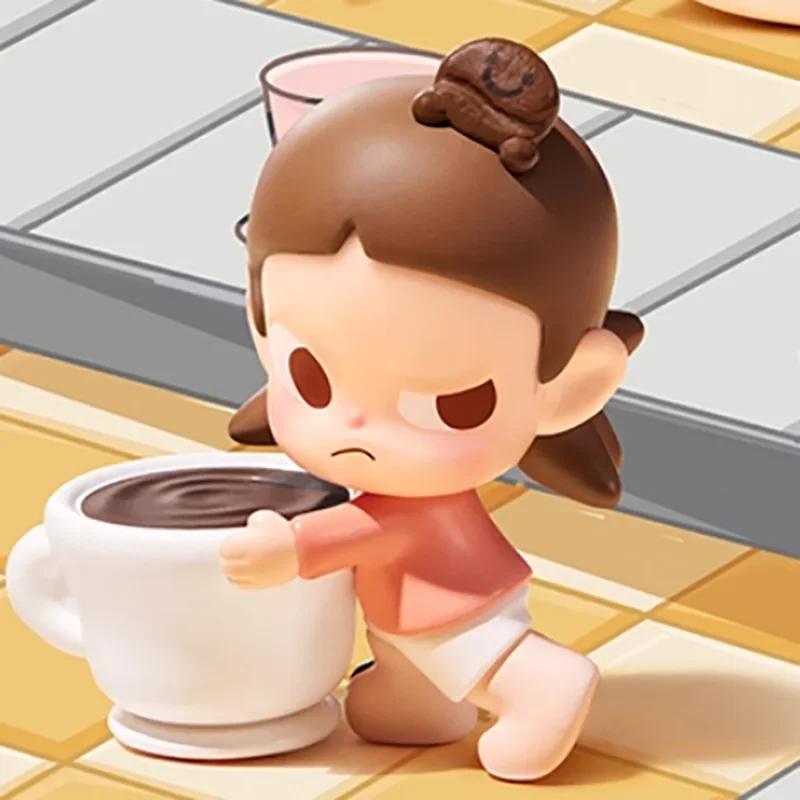 POPMART POPBEAN Kaffee Fabrik Serie Blind Box Überraschung Mystery Box Anime Action Figuren Wohnkultur Desktop Modell Puppen