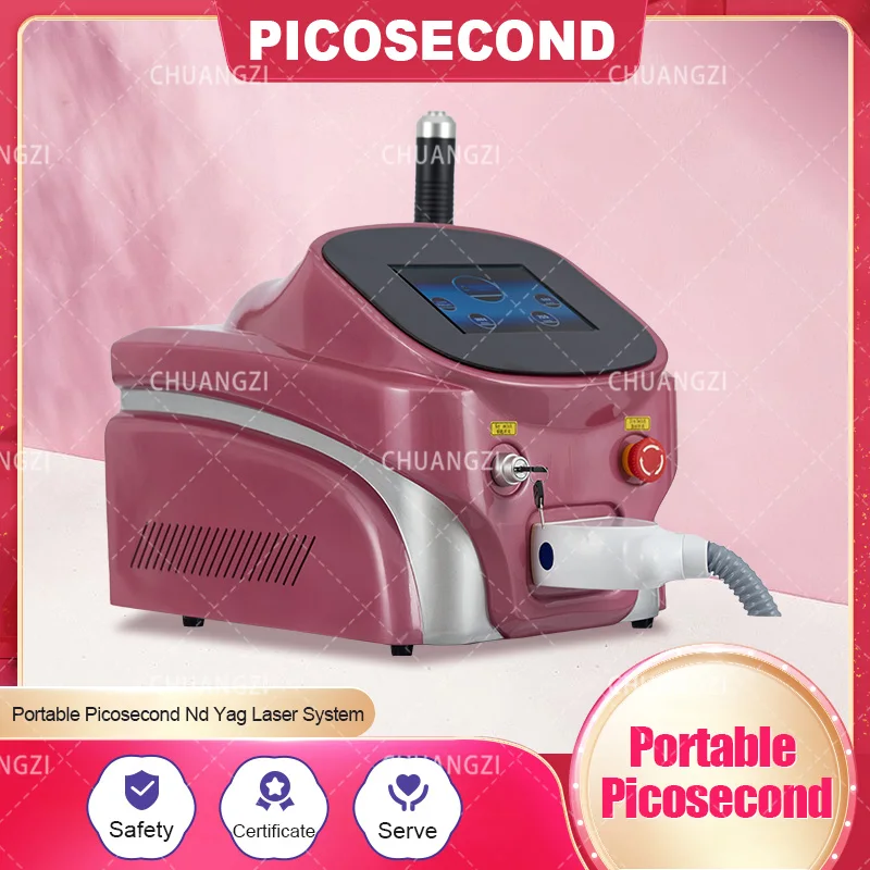 

Profession Skin Whitening Q Switch pigment Removal Machine Portable Freckle remove Washing Eyebrow Equipme