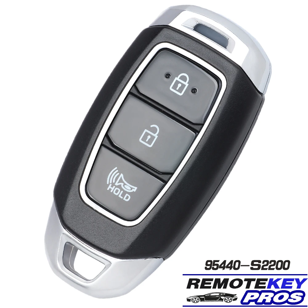 

DIYKEY P/N: 95440-S2200 FCCID: TQ8-FOB-4F30 for Hyundai Santa Fe 2020 Smart Keyless Go Remote Key 3 Button Fob 433MHz ID47 Chip