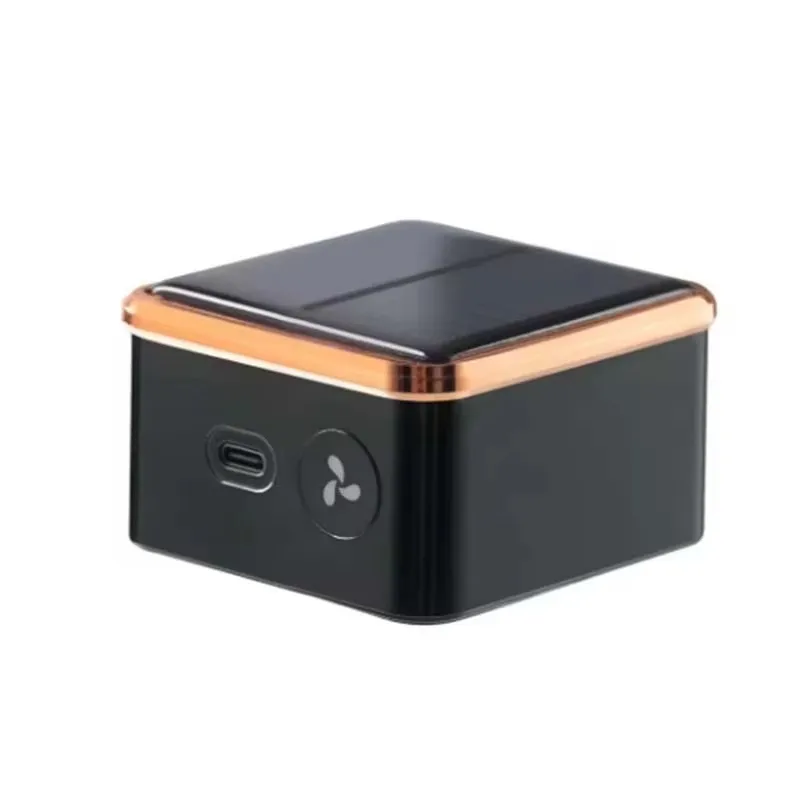 Solar Powered Car Air Purifier Usb Oxygen Cleaner Negative Ion Odor Removal Second-Hand Smoke Removal Car Air Purifier
