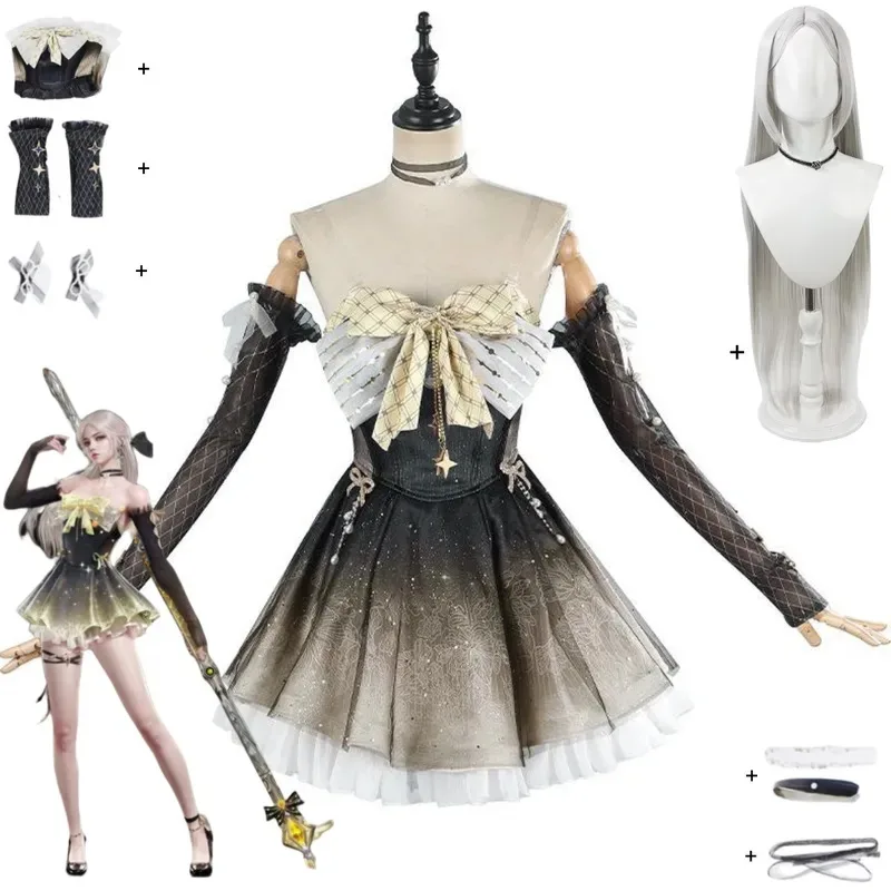 Игра Naraka: Bladepoint Tarka Ji, карнавальный костюм, вечернее платье, юбка принцессы, кавайный парик Лолиты, женские сексуальные карнавальные костюмы для вечеринок;