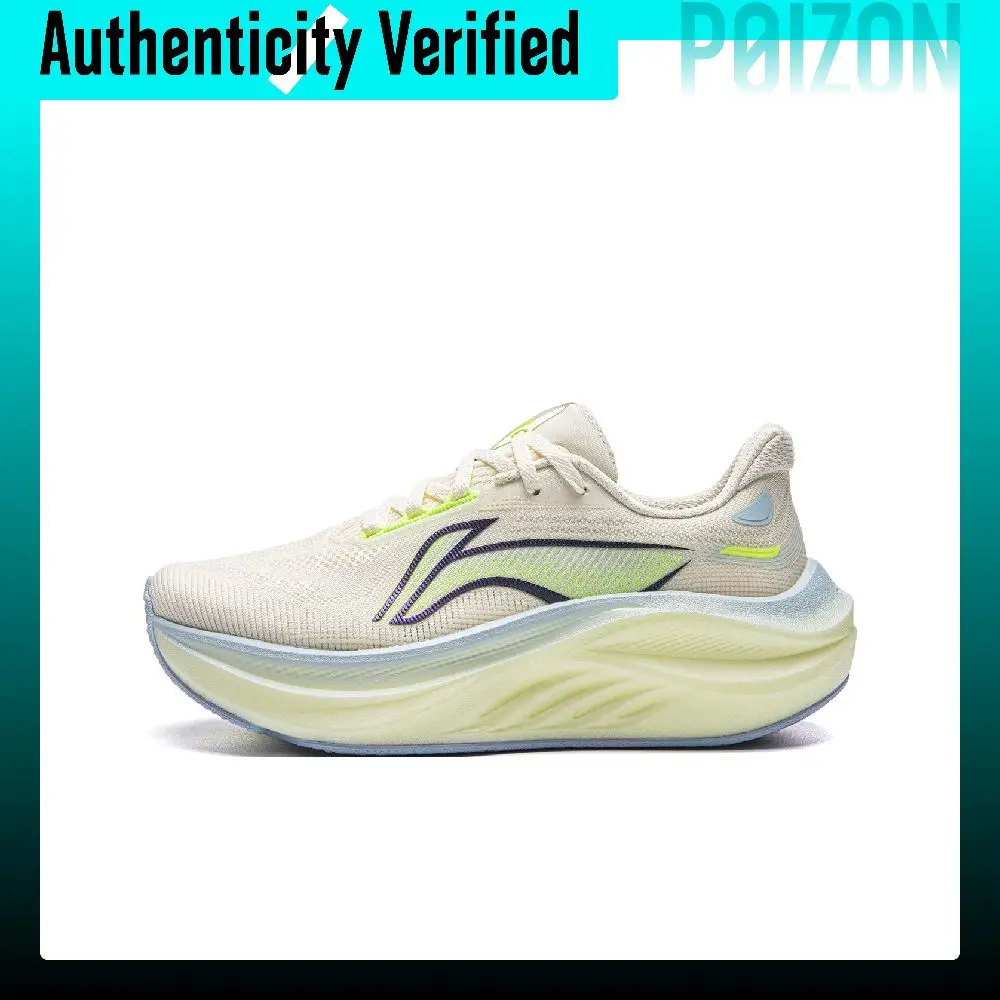 Zapatillas de running de caña baja Li Ning Relax 2 para mujer, color blanco nácar, ARSW128-2