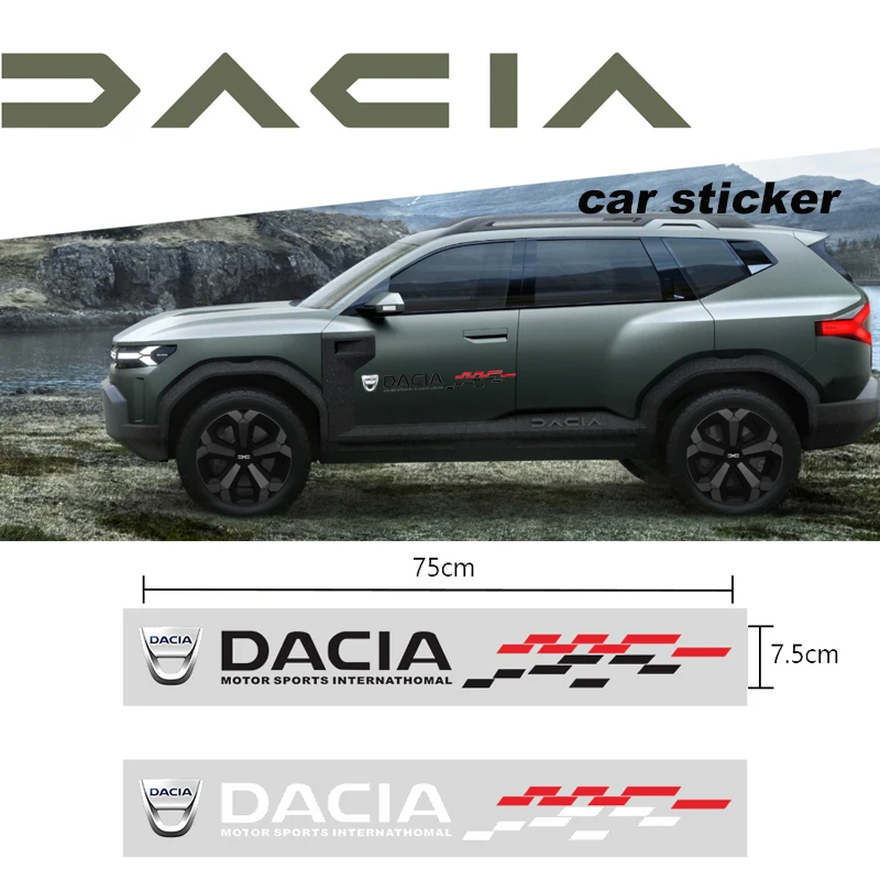 

Car body pull flowers decorative sticker car label sticker For Dacia Duster Logan Sandero Lodgy Dokker Stepway Mcv 2 Solenza MK