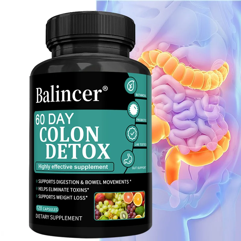 

Colon Cleanse Capsules, Natural Herbal, Support Colon & Gut Wellness, Daily Digestive Comfort, Intestinal Balance & Gut Health
